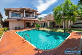 Beautiful, 2 Story House With Sea View For Sale - 5 Bedroom Up House For Sale In Bang Saray, Na Jomtien