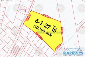 6-1-27 Rai Of Land For Sale In Bang Saray Eastside -  Land For Sale In Bang Saray, Na Jomtien