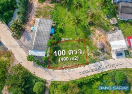 400 M2 Plot Of Land For Sale In Soi Silver Lake -  Land For Sale In Na-Jomtien, Na Jomtien