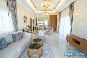 Brand New! Pool Villa With Fully Furnished For Sale - 3 Bedrooms House For Sale In Na-Jomtien, Na Jomtien
