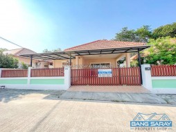 Single House For Rent In Bang Saray - Near J Market - 2 Bedrooms House For Rent In Bang Saray, Na Jomtien