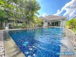 Pool Villa With Fully Furnished For Sale - 2 Bedrooms House For Sale In Bang Saray, Na Jomtien