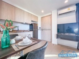 One Bed Condo For Rent, Only 100m. To Beach - 1 Bedroom Condo For Rent In Bang Saray, Na Jomtien