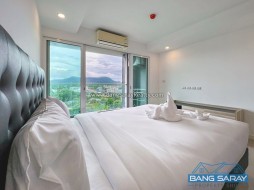 Sea & Mountain View Condo For Sale 250m To Beach FQ - Studio Condo For Sale In Bang Saray, Na Jomtien
