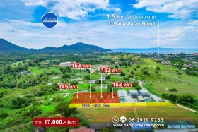153 Sqw Of Land For Sale In Beachside Bang Saray -  Land For Sale In Bang Saray, Na Jomtien