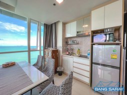 Beachfront Corner Condo For Rent, Sea Views - 1 Bedroom Condo For Rent In Bang Saray, Na Jomtien