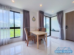 Corner Condo For Rent, Only 60 M. To The Beach - 1 Bedroom Condo For Rent In Bang Saray, Na Jomtien
