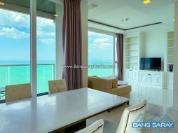 Beachfront Corner Condo For Rent | Bang Saray - 2 Bedrooms Condo For Rent In Bang Saray, Na Jomtien