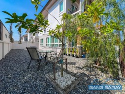 Spacious 2-Storey Detached House With Communal Pool - 3 Bedrooms House For Rent In Bang Saray, Na Jomtien