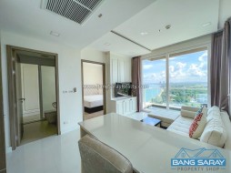 Beachfront Condo – Stunning Sea View, Rare Opportunity! - 1 Bedroom Condo For Sale In Bang Saray, Na Jomtien