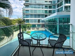 Corner 2 Bed For Rent In Bang Saray, Pool View, 100m. To Beach - 2 Bedrooms Condo For Rent In Bang Saray, Na Jomtien