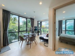 Corner 2 Bed For Rent In Bang Saray, Pool View, 100m. To Beach - 2 Bedrooms Condo For Rent In Bang Saray, Na Jomtien