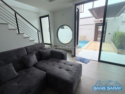 Pool Villa, Only 10 Minutes From The Beach - 3 Bedrooms House For Sale In Bang Saray, Na Jomtien