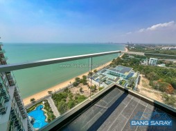Beachfront Condo For Rent, Corner Unit - 1 Bedroom Condo For Rent In Bang Saray, Na Jomtien