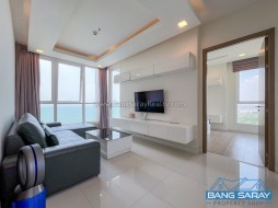 Beachfront Condo For Rent, Corner Unit - 1 Bedroom Condo For Rent In Bang Saray, Na Jomtien