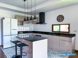 Brand-New Two-Storey Pool Villa For Rent In Beachside Bang Saray - 3 Bedrooms House For Rent In Bang Saray, Na Jomtien